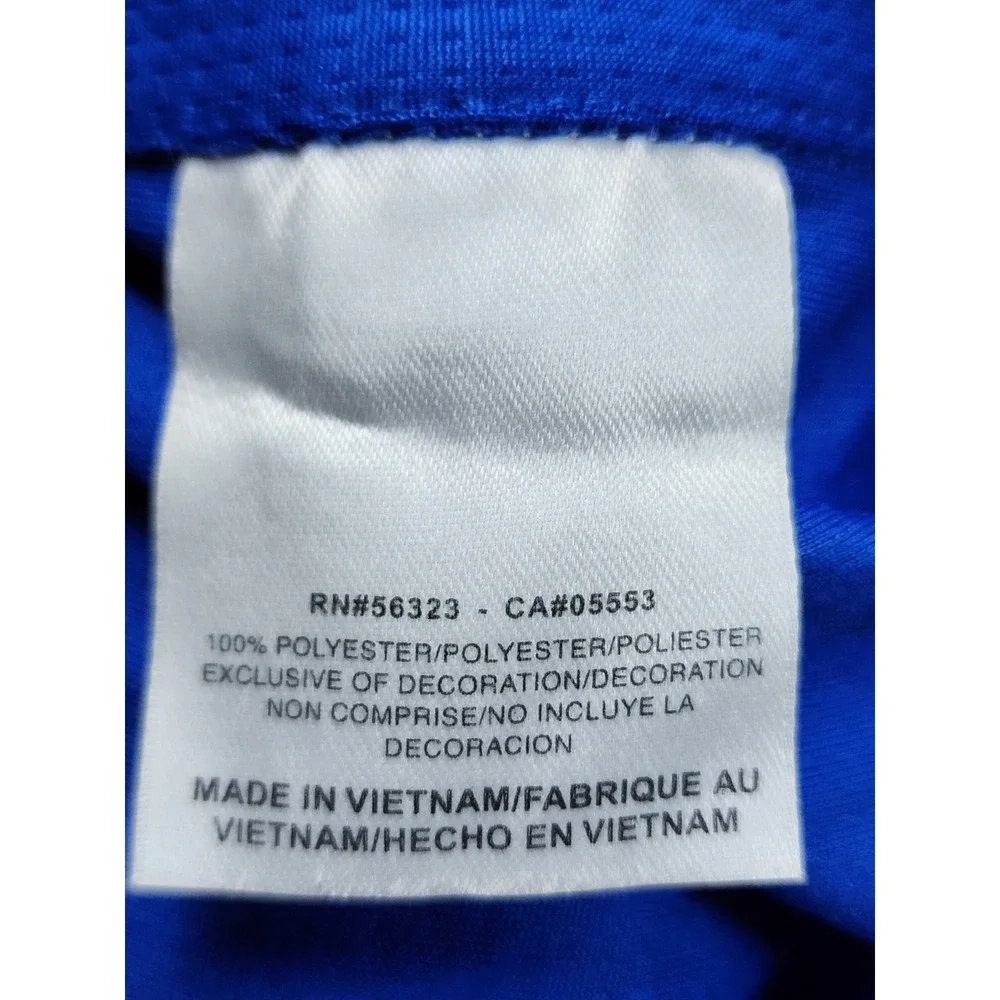 Vintage Nike Dri Fit Athletic Basketball Tank Top Jersey Men's Sz 3XL Blue Team